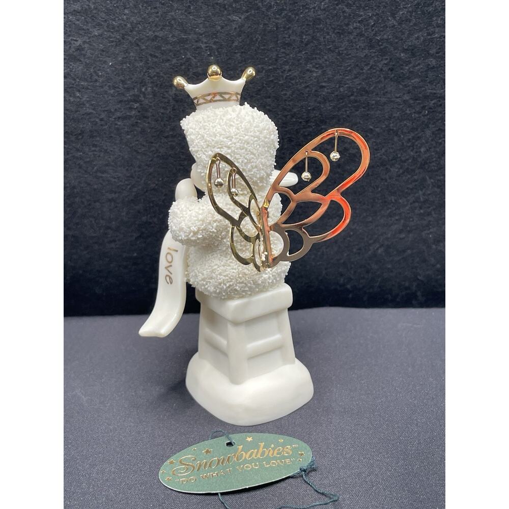 Vintage 1999 Dept 56 "Do What You Love" Ivory with 24k Gold Trim. Adorable!‎ - Picture 4 of 9